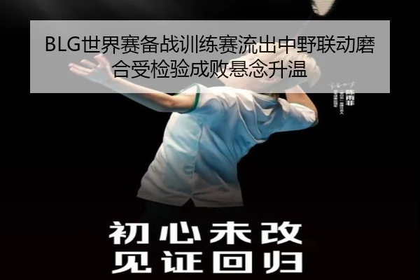 BLG世界赛备战训练赛流出中野联动磨合受检验成败悬念升温（BOWWAYSPORTS）